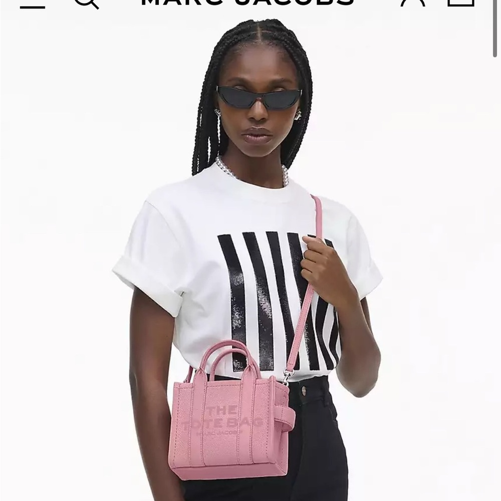 NWT Marc Jacobs Tan Tote Bag mini crossbody - Picture 6 of 13
